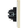 Выключатель 1-клавишный проходной IEK FORTEPIANO 10А FP403 ваниль FP-V12-0-10-1-K10