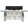 Выключатель 2-клавишный IEK SKANDY с индикацией 10А SK-V09Bl черный SK-V20-1-10-K02